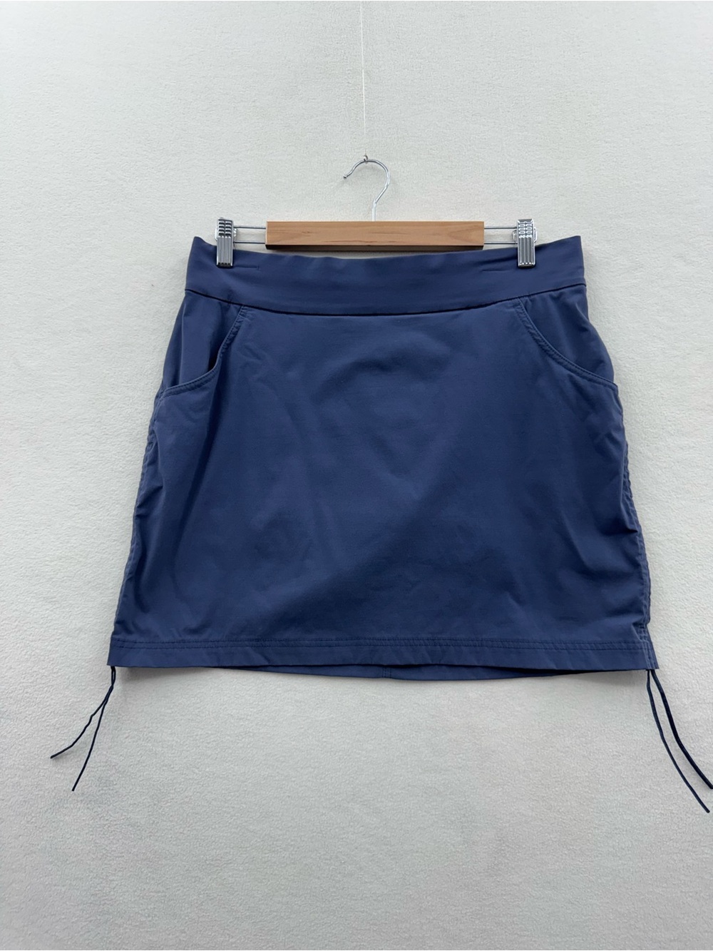 Columbia Skort Women’s Large Blue Active Hiking Stretch Side Cinch Skirt